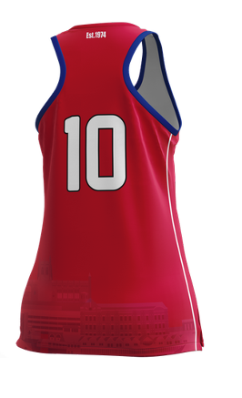 Newcastle City Touch Female Playing Singlet - Alternate