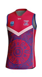 Newcastle City Touch Female Playing Singlet - Alternate