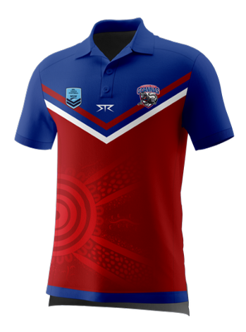 Gunnedah MALE Red Polo Shirt Short Sleeve