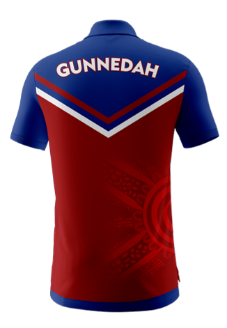 Gunnedah MALE Red Polo Shirt Short Sleeve