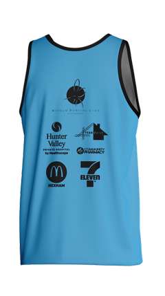 Shortland Devils Blue Training Singlet- MALE