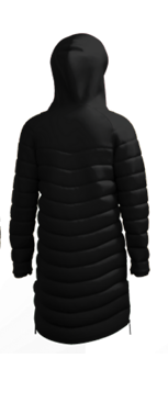 Logo Puffer Coat Male