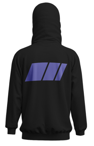 AUMT Male Black Hoodie