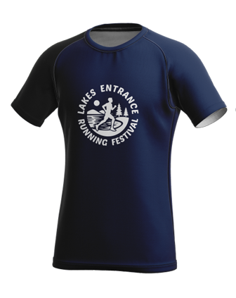 Lakes Entrance Navy Casual Tee Unisex