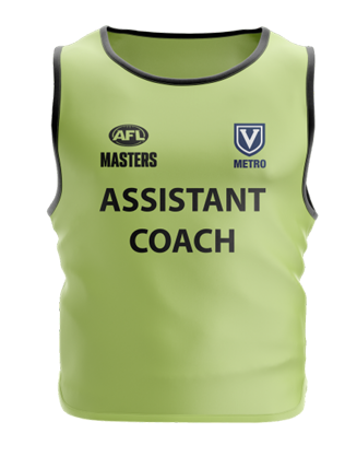AFLVM Assistant Coach Bib