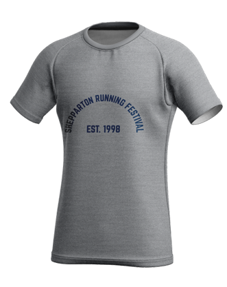 Shepparton Running Festival Grey Casual Tee Female