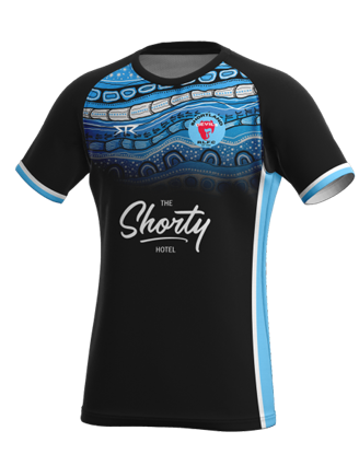 Shortland Devils Black Indigenous Training Shirt - FEMALE