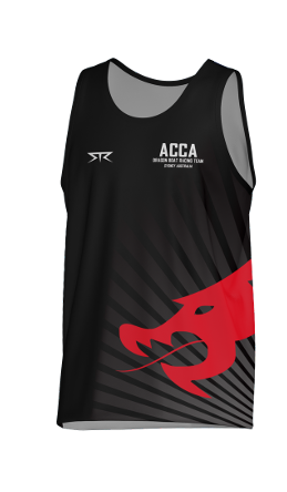 Female black training singlet