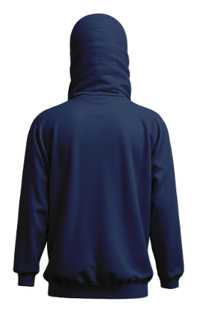 Lakes Entrance Navy Casual Hoodie Unisex