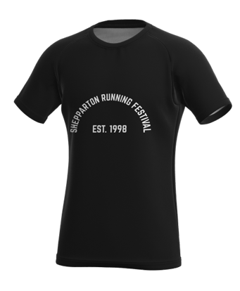 Shepparton Running Festival Black Casual Tee Female