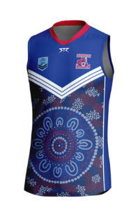 Newcastle City Touch Female Playing Singlet - Current Women's Cut