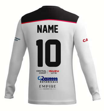 TA Female LS Training Shirt - White