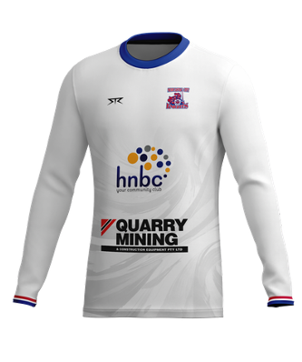 Newcastle City Touch Male LS Tee - White