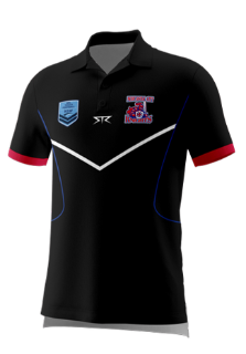 Newcastle City Touch Female Polo Shirt - Black