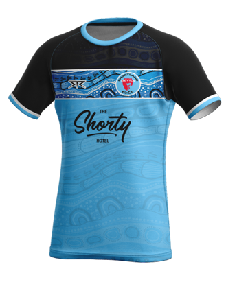 Shortland Devils Blue Indigenous Training Shirt - MALE