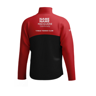 Men's MQU Table Tennis Track Jacket Double Line