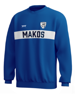 Female Blue Crew Neck