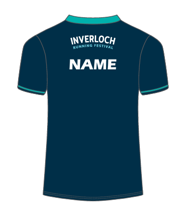 Inverloch Female Navy Running Tee
