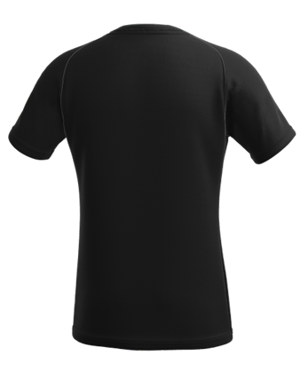 Black Unisex Casual Tee
