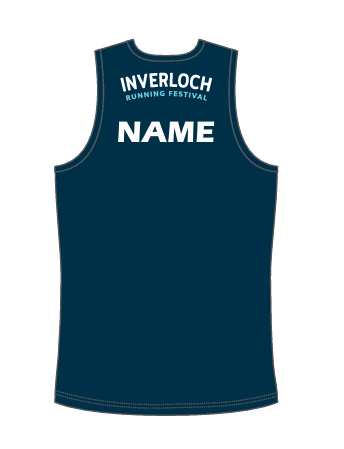 Inverloch Female Navy Running Singlet