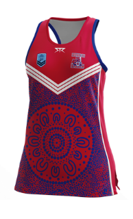 Newcastle City Touch Female Playing Singlet - Alternate