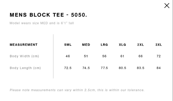 Take It To The Table Tee (Male)