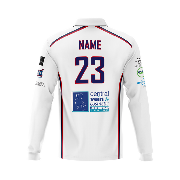 WMDCC CS Mens White Playing Top LS