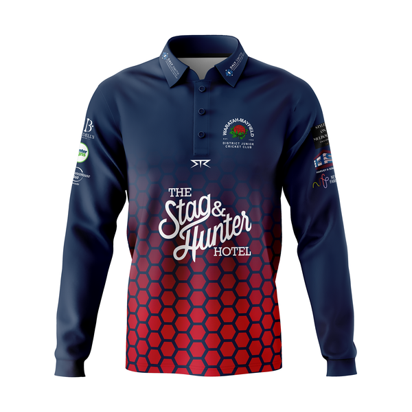 Waratah-Mayfield Cricket Club Mens LS Playing Polo