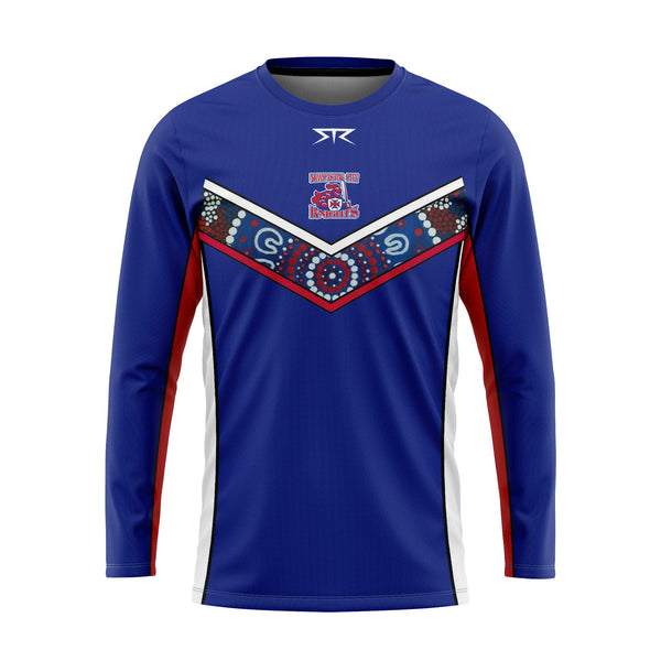 Newcastle City Touch Womens Long Sleeve Training Tee