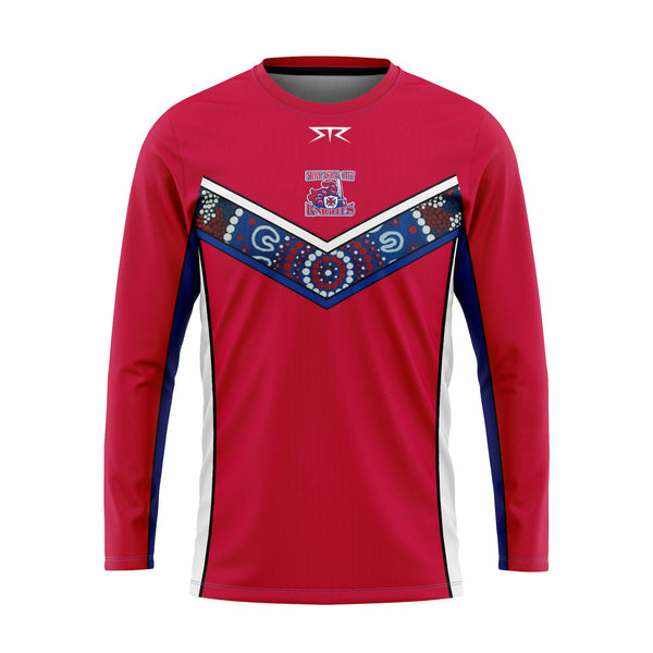 Newcastle City Touch Womens Long Sleeve Training Tee